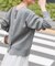 《WEB限定》2WAYスナップボタンロゴニット