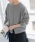 《WEB限定》2WAYスナップボタンロゴニット