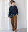 《WEB限定》2WAYスナップボタンロゴニット