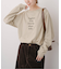 ボートネックシルケットロゴロンTEE