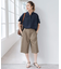 フェイクヌバックハーフパンツ