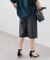 フェイクヌバックハーフパンツ