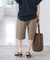 フェイクヌバックハーフパンツ