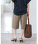 フェイクヌバックハーフパンツ