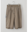フェイクヌバックハーフパンツ