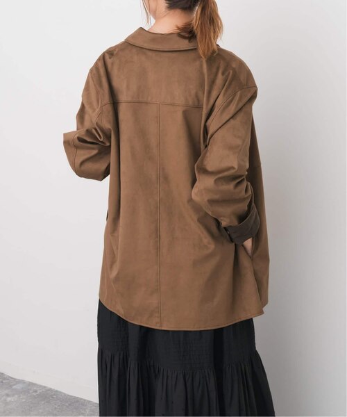 ao　フェイクスエード　ジャケット ZARA フェイクスエード ジャケット Lサイズ - メルカリ