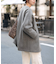 TICCA / ティッカ ノーカラーテントコート