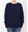 《WEB限定カラー有り》ウールカシミヤ ラグランクルーネックニット