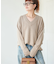 ウールカシミヤ Vネックニット