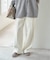 ツイードタックパンツ