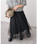 ランダムチュールプリーツスカート