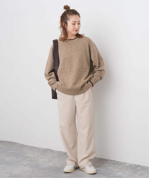 WEB限定 / 追加2》ロゴインターシャニット｜スピックアンドスパンの