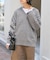 《WEB限定カラー有り》カシミヤ混Vネックプルオーバー