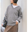 《WEB限定カラー有り》カシミヤ混Vネックプルオーバー