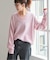 《WEB限定カラー有り》カシミヤ混Vネックプルオーバー