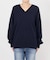 《WEB限定カラー有り》カシミヤ混Vネックプルオーバー