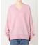 《WEB限定カラー有り》カシミヤ混Vネックプルオーバー