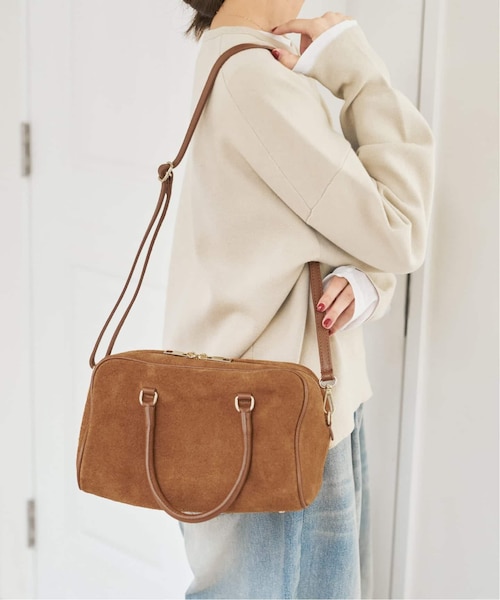 ☆mochi12345☆　MILOS　Wzipボストン　ベージュ MILOS / ミロス 別注 ボストン *｜スピックアンドスパンの通販｜&mall