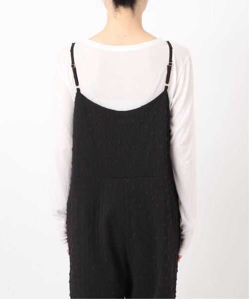 WEB限定 / 追加》ドットジャガードサロペット｜スピックアンドスパンの