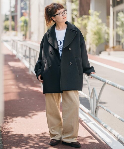 ティッカ　ピーコート黒　裏地キュプラ　5月末まで ティッカ ピーコート黒 裏地キュプラ 5月末まで ティッカ ピーコート黒