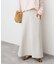 ウォッシュドツイルナロースカート