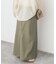 ウォッシュドツイルナロースカート