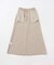 ウォッシュドツイルナロースカート