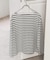 シアーボーダーTシャツ