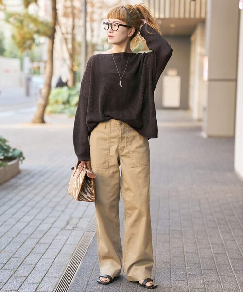 コットンリネンギマリンクスルーズプルオーバー コットンリネンギマリンクスルーズプルオーバー｜スピックアンドスパン