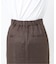 リネンストレッチIラインスカート