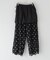 《追加》crinkle crinkle crinkle 3D embroidery dot pants