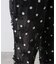 《追加》crinkle crinkle crinkle 3D embroidery dot pants