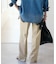 ウォッシャブルセミフレアパンツ