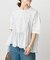 AAYUSHI / アユーシ ペプラムラッフルTシャツ