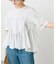 AAYUSHI / アユーシ ペプラムラッフルTシャツ