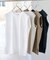 汗染み防止ファインコットンノースリTシャツ