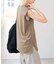 汗染み防止ファインコットンノースリTシャツ