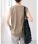 汗染み防止ファインコットンノースリTシャツ