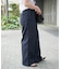 ライトコットンストレートパンツ