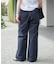 ライトコットンストレートパンツ