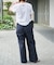 ライトコットンストレートパンツ