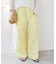 ライトコットンストレートパンツ