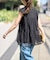 《一部店舗+WEB限定》ドットチュールティアードTシャツ