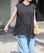 《一部店舗+WEB限定》ドットチュールティアードTシャツ