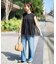 《一部店舗+WEB限定》ドットチュールティアードTシャツ