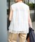 《一部店舗+WEB限定》ドットチュールティアードTシャツ