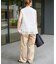《一部店舗+WEB限定》ドットチュールティアードTシャツ