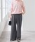 2タックワイドストレートパンツ