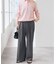 2タックワイドストレートパンツ