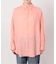 《全15色 / 追加》 80リネンカシュクール ビッグシャツ